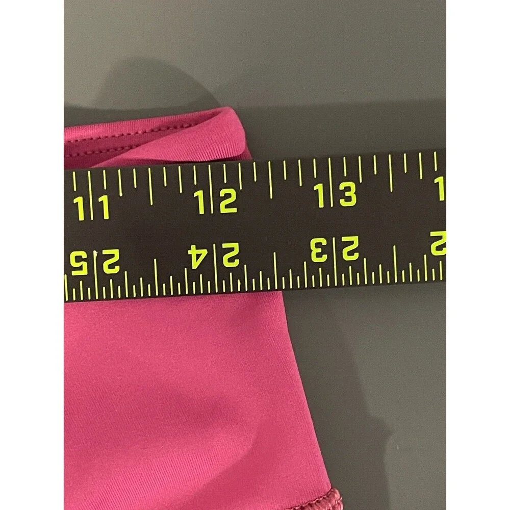 Peloton Move Mission Tulip Hem Logo Leggings Pink Size M